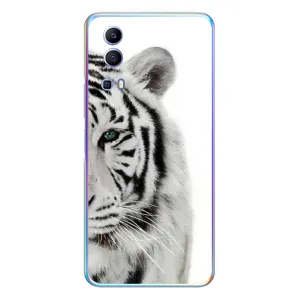 Чехлы с картинками животных Vivo Y72 (Белый Тигр)