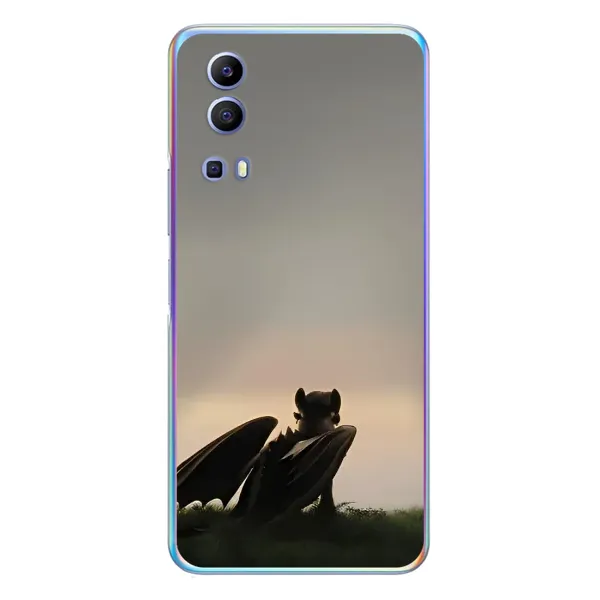 Чехол с принтом «Беззубик» для Vivo Y72 Чехол с принтом «Беззубик» для Vivo Y72