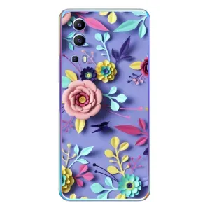 Чехлы с Цветами для Vivo Y72 (VPrint) (Цветочный дизайн)