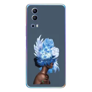 Чехлы (ART) Цветы на Vivo Y72 (VPrint) (Цветы на голове)