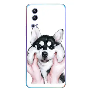Чохли з собаками для Vivo Y72 (VPrint) (Радісний Хаскі)