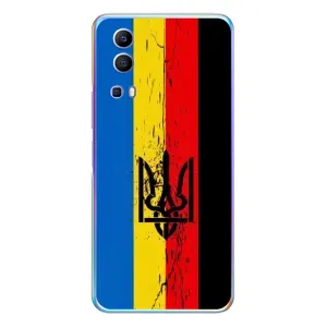 Украинские Чехлы для Vivo Y72 с картинкой УПА (AlphaPrint) (Флаг УПА)