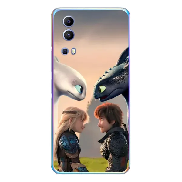 Чехол с принтом «Иккинг и Астрид» для Vivo Y72 Чехол с принтом «Иккинг и Астрид» для Vivo Y72