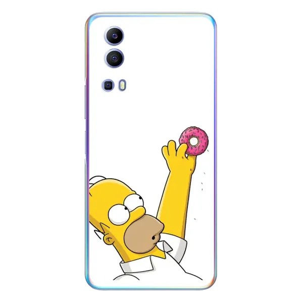 Чехол с принтом «Гомер с пончиком» для Vivo Y72 Чехол с принтом «Гомер с пончиком» для Vivo Y72
