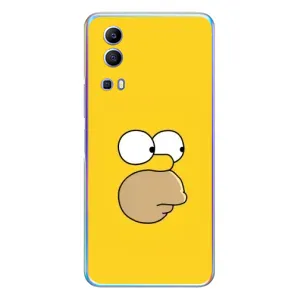 Чехол с Симпсонами для Vivo Y72 (VPrint) (Гомер)