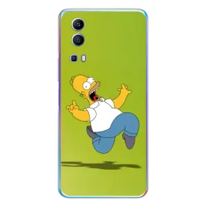 Чехол с Симпсонами для Vivo Y72 (VPrint) (Гомер Симпсон)
