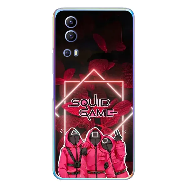 Чохол з принтом «Охоронці Гра кальмара» для Vivo Y72 Чохол з принтом «Охоронці Гра кальмара» для Vivo Y72