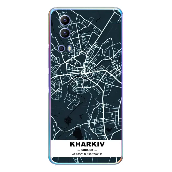 Чехол с принтом «Харьков» для Vivo Y72