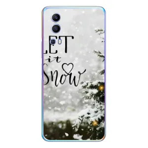 Новогодние, Праздничные Чехлы для Vivo Y72 - 2024 год (Let it snow)