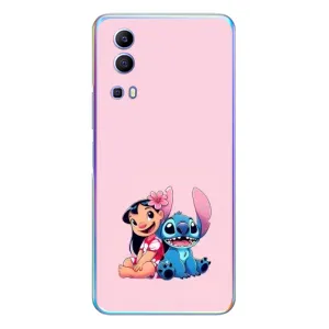 Чехол с принтом Стич на Vivo Y72 (Лило и Стич)