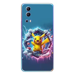 Чохол з Пікачу на Vivo Y72 (Лого Пікачу)