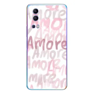 Чохол з розовим принтом для Vivo Y72 (Аморе любов)
