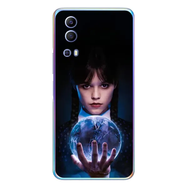 Чохол з принтом «Магічна сфера Венздей» для Vivo Y72 Чохол з принтом «Магічна сфера Венздей» для Vivo Y72