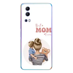 Чехлы для мамы на Vivo Y72 (Мама и сын)
