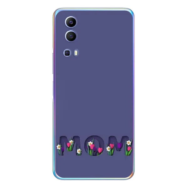 Чохол з принтом «Мама в квітах» для Vivo Y72