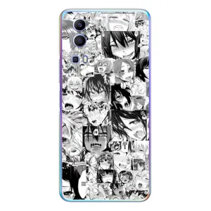 Анимешный чехол для Vivo Y72 (Ahegao manga)