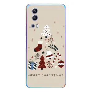 Рождественские Чехлы для Vivo Y72 (VPrint) (Merry Christmas)