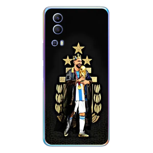 Чехол с принтом «Месси Король» для Vivo Y72