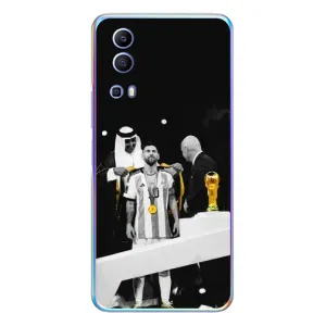 Чехлы для Vivo Y72 (Leo чемпион) (AlphaPrint) (Месси в накидке)