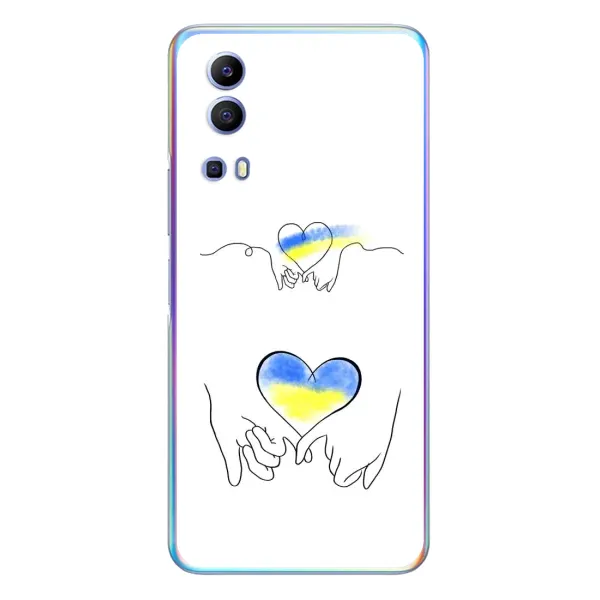 Чехол с принтом «Мир Украине» для Vivo Y72 Чехол с принтом «Мир Украине» для Vivo Y72