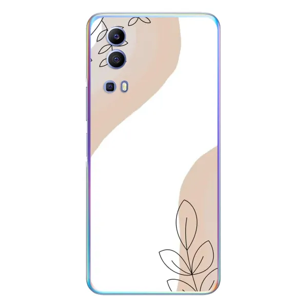 Чохол з принтом «Нюдова гілочка абстракція» для Vivo Y72 Чохол з принтом «Нюдова гілочка абстракція» для Vivo Y72