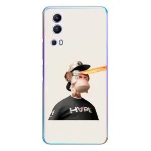 Чехлы с Обезьянами NFT для Vivo Y72 (AlphaPrint) (обезьяна NFT в очках)