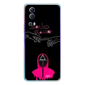 Чехол Гра в кальмара для Vivo Y72 (Минимализм Игра кальмара)