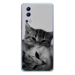 Чехол с рисунком кот на Vivo Y72 (Пара котов)