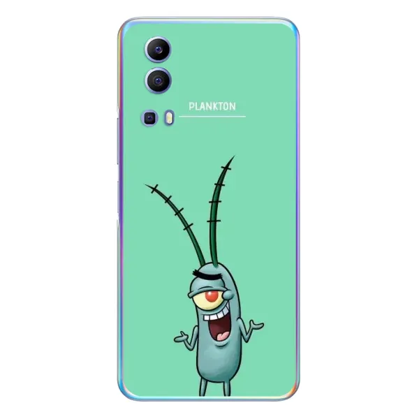 Чехол с принтом «Персонаж Планктон» для Vivo Y72 Чехол с принтом «Персонаж Планктон» для Vivo Y72