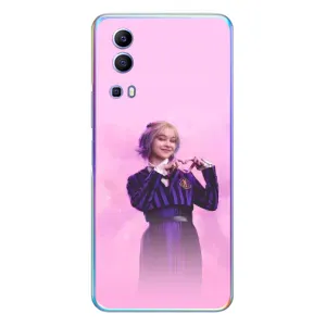Чехол с дизайном Венздей 2 на Vivo Y72 (Яркая Энид Уэнздей)