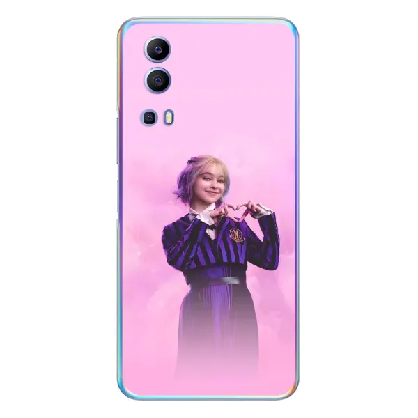 Чохол з принтом «Яскрава Енід Венздей» для Vivo Y72 Чохол з принтом «Яскрава Енід Венздей» для Vivo Y72
