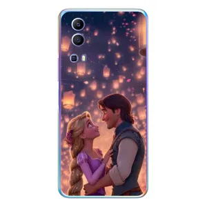 Чехол Рапунцель для Vivo Y72 (Принцесса и принц)