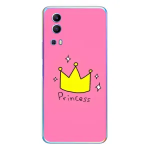 Чехол с картинкой (Стильные) для Виво у72 - (AlphaPrint) (Princess)