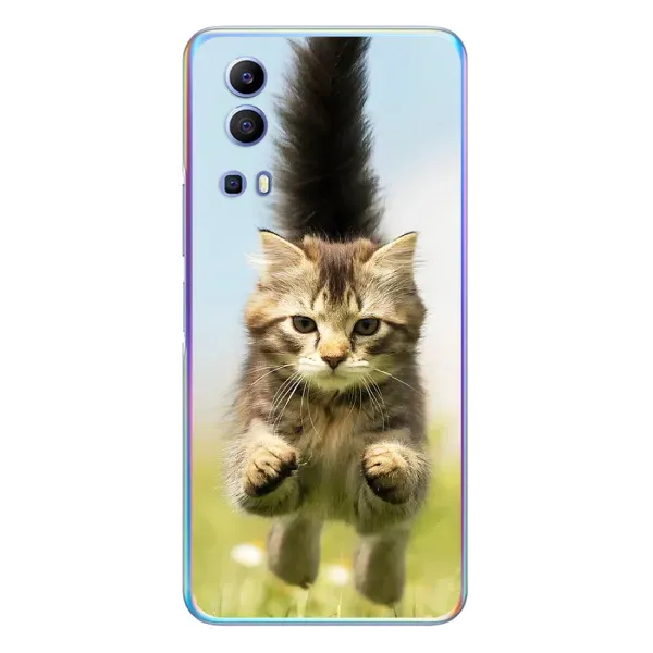 Чехол с принтом «Прыжок кота» для Vivo Y72