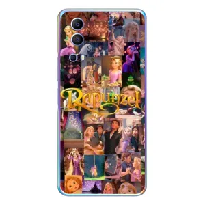 Чехол Рапунцель для Vivo Y72 (Коллаж Рапунцель)