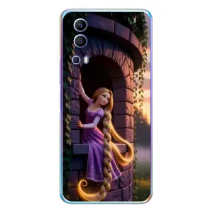 Чехол Рапунцель для Vivo Y72 (Рапунцель на башне)