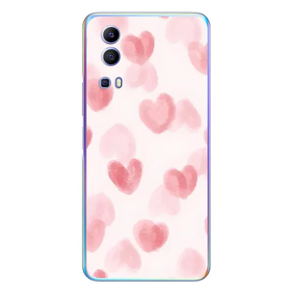 Чехол с принтом «Розовые сердечки» для Vivo Y72 Чехол с принтом «Розовые сердечки» для Vivo Y72