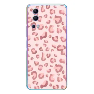Чохол з розовим принтом для Vivo Y72 (Рожевий леопард)