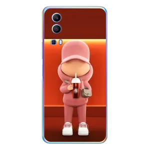 Крутые Чехлы Луи Виттон для Vivo Y72 (AlphaPrint) (С Кофе)