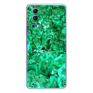 Мраморний чехол на Vivo Y72 (VPrint) (Салатовий Мрамор)