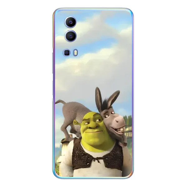 Чохол з принтом «Шрек та Осел» для Vivo Y72 Чохол з принтом «Шрек та Осел» для Vivo Y72