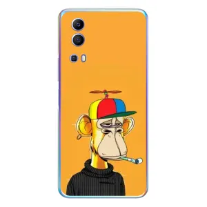 Чехлы с Обезьянами NFT для Vivo Y72 (AlphaPrint) (Скучающая Обезьяна NFT)