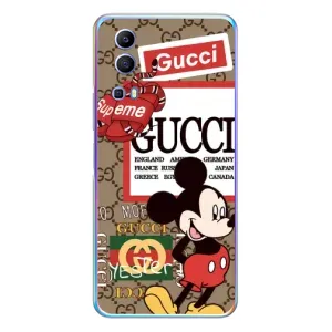 Чехол Disney Mouse Vivo Y72 (PREMIUMPrint) (Стильный Микки)