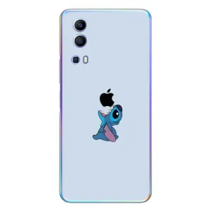 Чехол с принтом Стич на Vivo Y72 (Stitch apple)