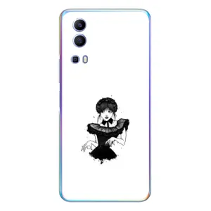 Чехлы Венсдей на Vivo Y72 Уэнсдей (AlphaPrint) (танец Уэнздей)
