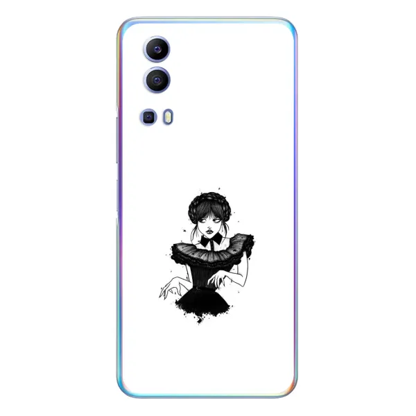 Чехол с принтом «танец Уэнздей» для Vivo Y72 Чехол с принтом «танец Уэнздей» для Vivo Y72