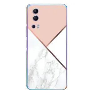 Мраморний чехол на Vivo Y72 (VPrint) (Тройний мрамор)