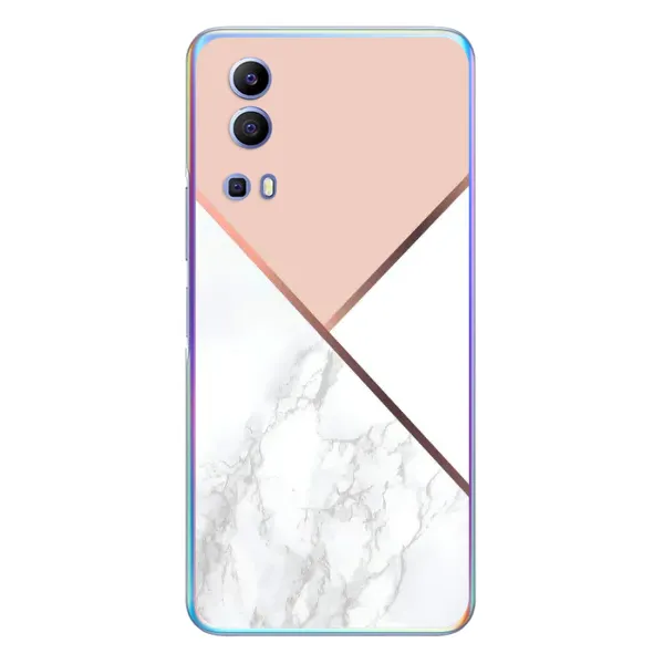 Чехол с принтом «Тройной мрамор» для Vivo Y72