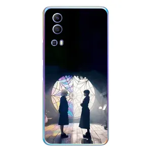 Чехлы Венсдей на Vivo Y72 Уэнсдей (AlphaPrint) (Уэнздей и Инид)