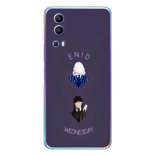Чехол с принтом «Уэнздей и подруга» для Vivo Y72 Чехол с принтом «Уэнздей и подруга» для Vivo Y72